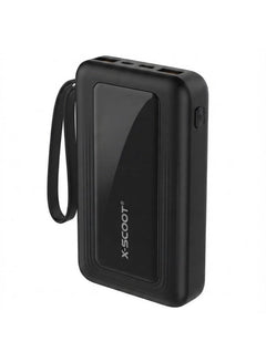 باور بانك X-SCOOT XS-420 سعة 10000mAh شحن ذكي سريع بكابل شحن مدمج