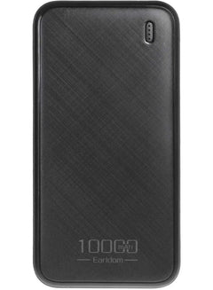 باور بانك Earldom ET-PB73 سعة 10000mAh مخرجين USB-A أسود