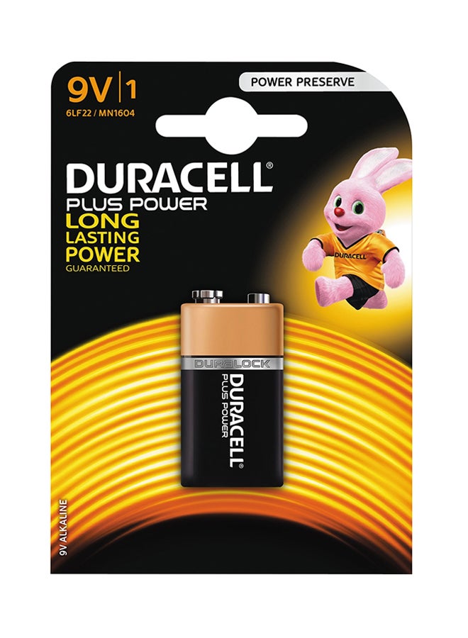 بطارية قلوية Duracell 485-9V مقاس 9V أسود وبني