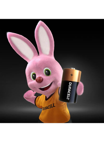 بطاريات قلوية Duracell مقاس C عبوة قطعتين متعدد الألوان