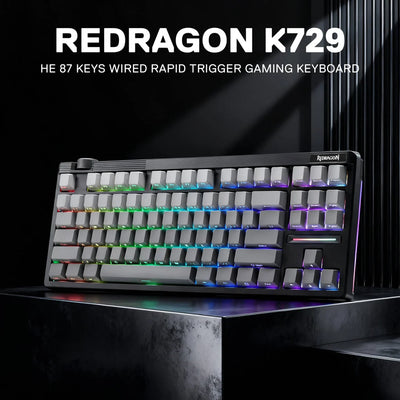 Redragon K729-M OTIIM Magnetic 87-Key Gaming Keyboard 8K Polling Multicolour