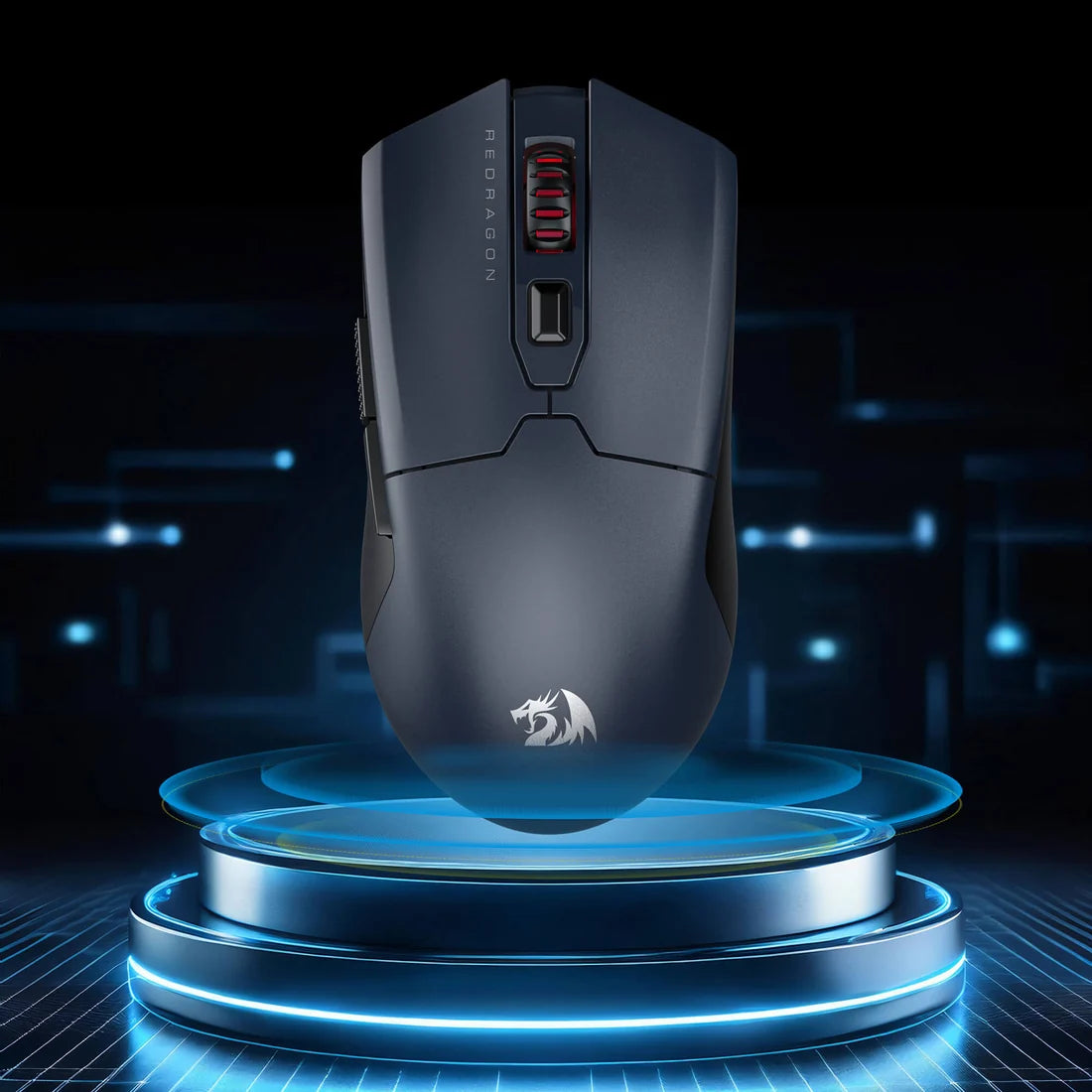 Redragon M995GB-LIT Pro Wireless Gaming Mouse 10000 DPI PAW3395 Grey