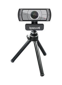 REDRAGON GW900 - USB Webcam 1080P HD Dual MEMS Microphones Black