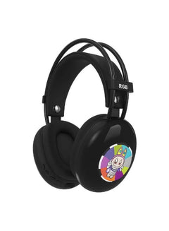 AH-980G RGB Bluetooth Gaming Headphones, 40mm Drivers Black