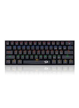 Redragon K606 Lakshmi 60% Mechanical Gaming Keyboard Blue Switches Black