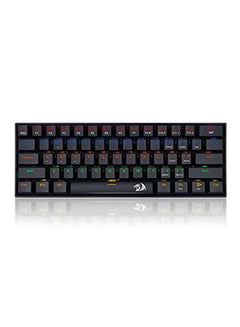 Redragon K606 Lakshmi 60% Mechanical Gaming Keyboard Blue Switches Black