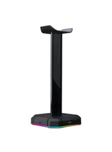 REDRAGON HA312 SCEPTER X - RGB Headset Stand with USB Hub 3.5mm Black