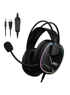 onikuma X91 RGB Wired Over-Ear Gaming Headset 50mm Drivers USB & 3.5mm