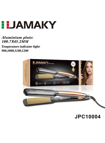 Professional hair straightener with Italian technology dedicated to applying keratin and protein for safe and healthy ha