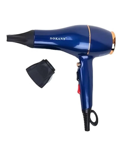 SK-2216 Professional Ionic Hair Dryer 2600W with Concentrator Nozzle, Fast Drying, 2 Speeds & 2 Heat Settings, Hot & Col