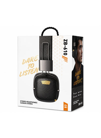 ZB-610 Headphones deliver immersive stereo sound with Pure Bass for rich, deep bass and clear audio. Lightweight and com
