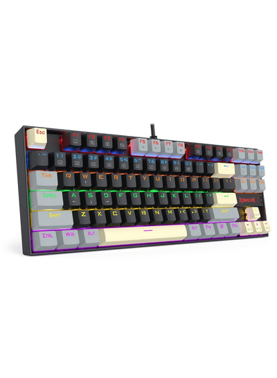 كيبورد جيمنج Redragon K552 LGY-R KUMARA ميكانيكال بمفاتيح حمراء