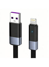 كابل شحن LDNIO LS241i من USB إلى Lightning بقوة 50W طول 1 متر لآيفون وآيباد – أسود