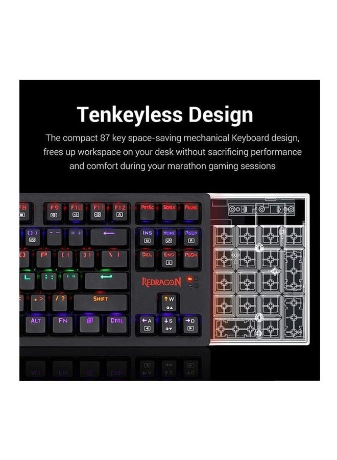 عرض جانبي لكيبورد الجيمنج Redragon K598