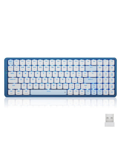 كيبورد جيمنج Redragon K684 ميكانيكال Low Profile أبيض