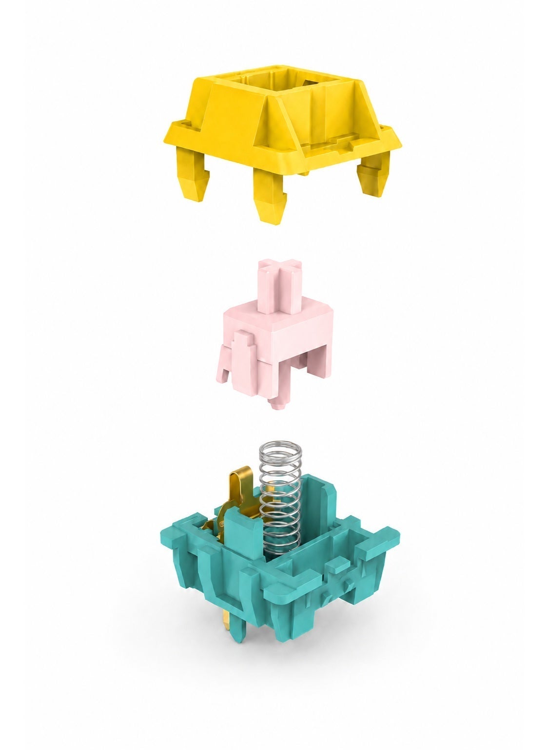 5 PCS Leopard Mechanical Keyboard Switches – High Performance Replacement Switches for Gaming and Typing Durable Keyboar