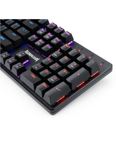 كيبورد جيمنج Redragon K608E Valheim Elite ميكانيكال بمفاتيح سوداء أسود