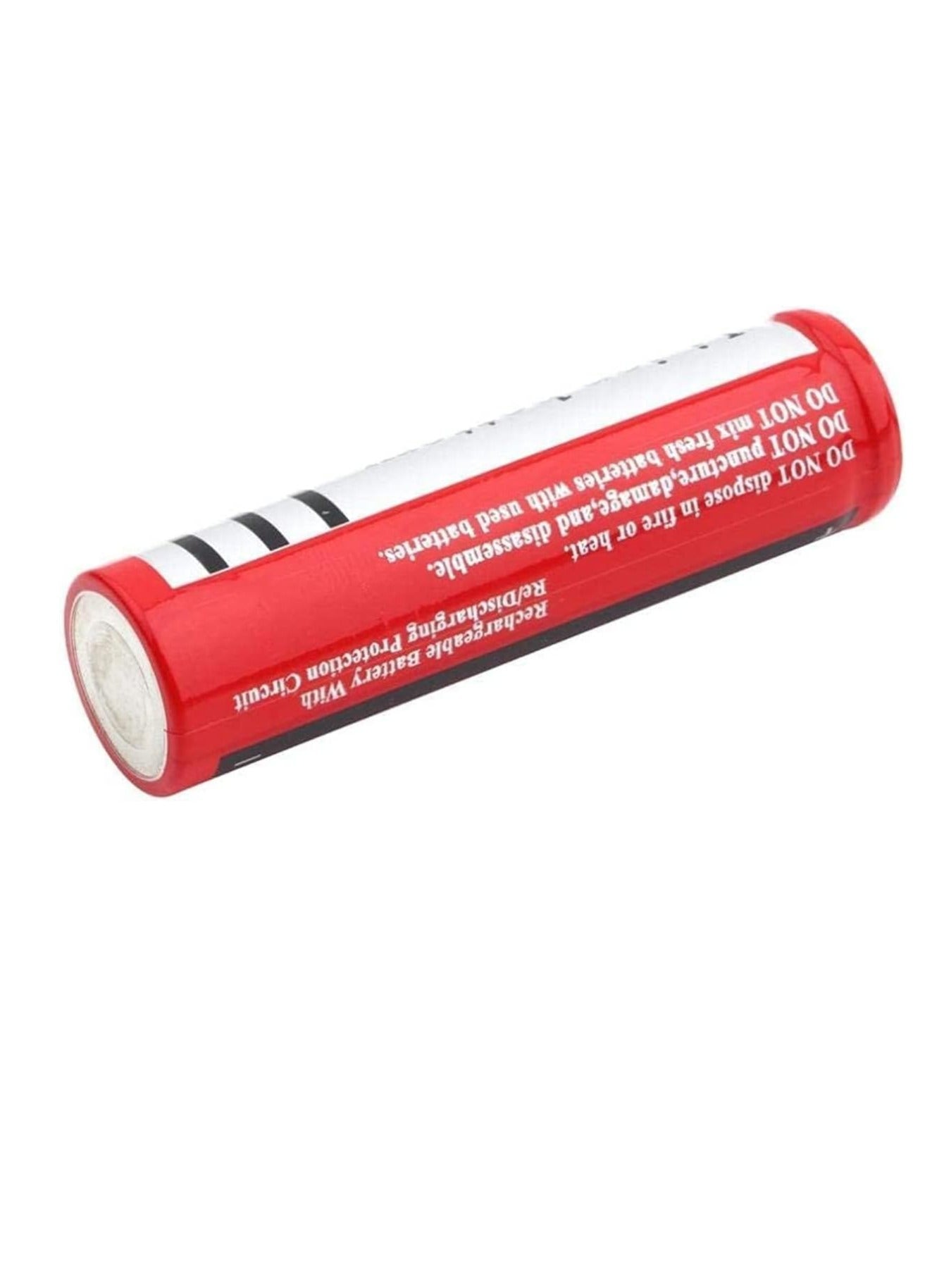 بطارية ليثيوم قابلة للشحن Ultra Fire 18650 أحمر