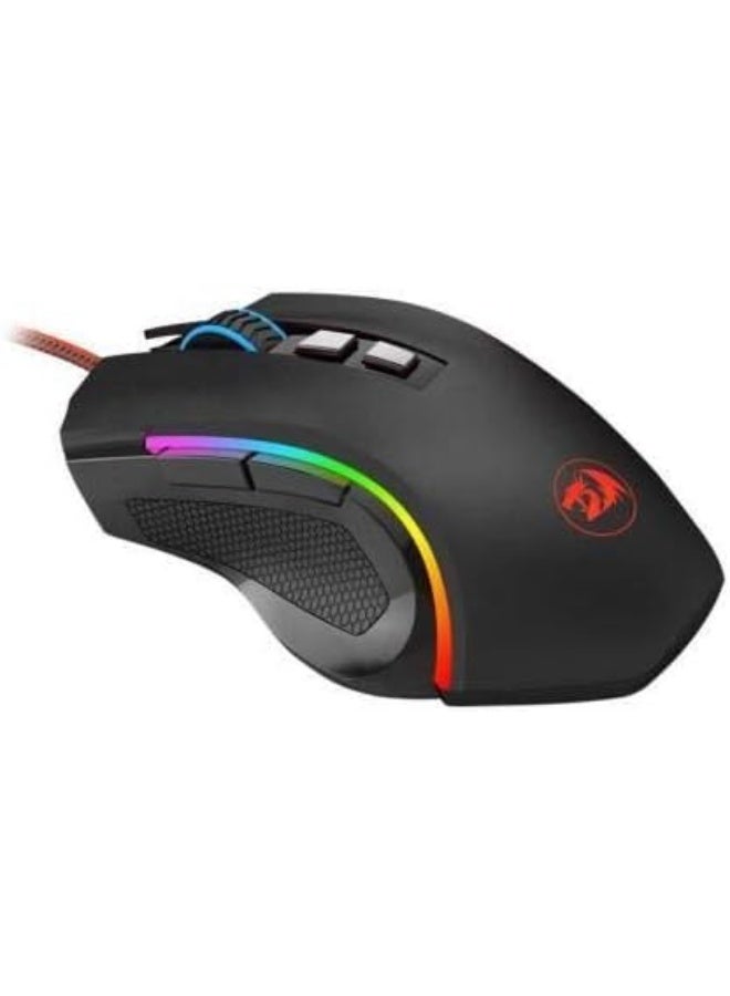 ماوس جيمنج Redragon M607 Griffin سلكي بدقة 7200 DPI أسود
