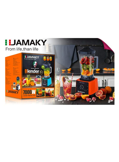 JAMAKY Italy Blender 2 in 1 7000 watt - capacity 2.0 liters and 0.8 liters - JMK4006