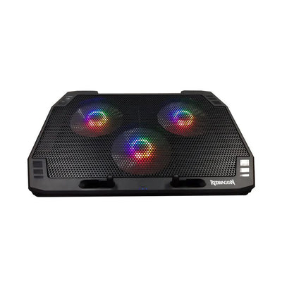 Redragon INGRID GCP511 RGB Laptop Cooler, Support Up to 17.3 Inch, RGB Light Mode
