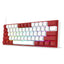 كيبورد جيمنج REDRAGON K617 FIZZ ميكانيكال 60% مفاتيح حمراء RGB