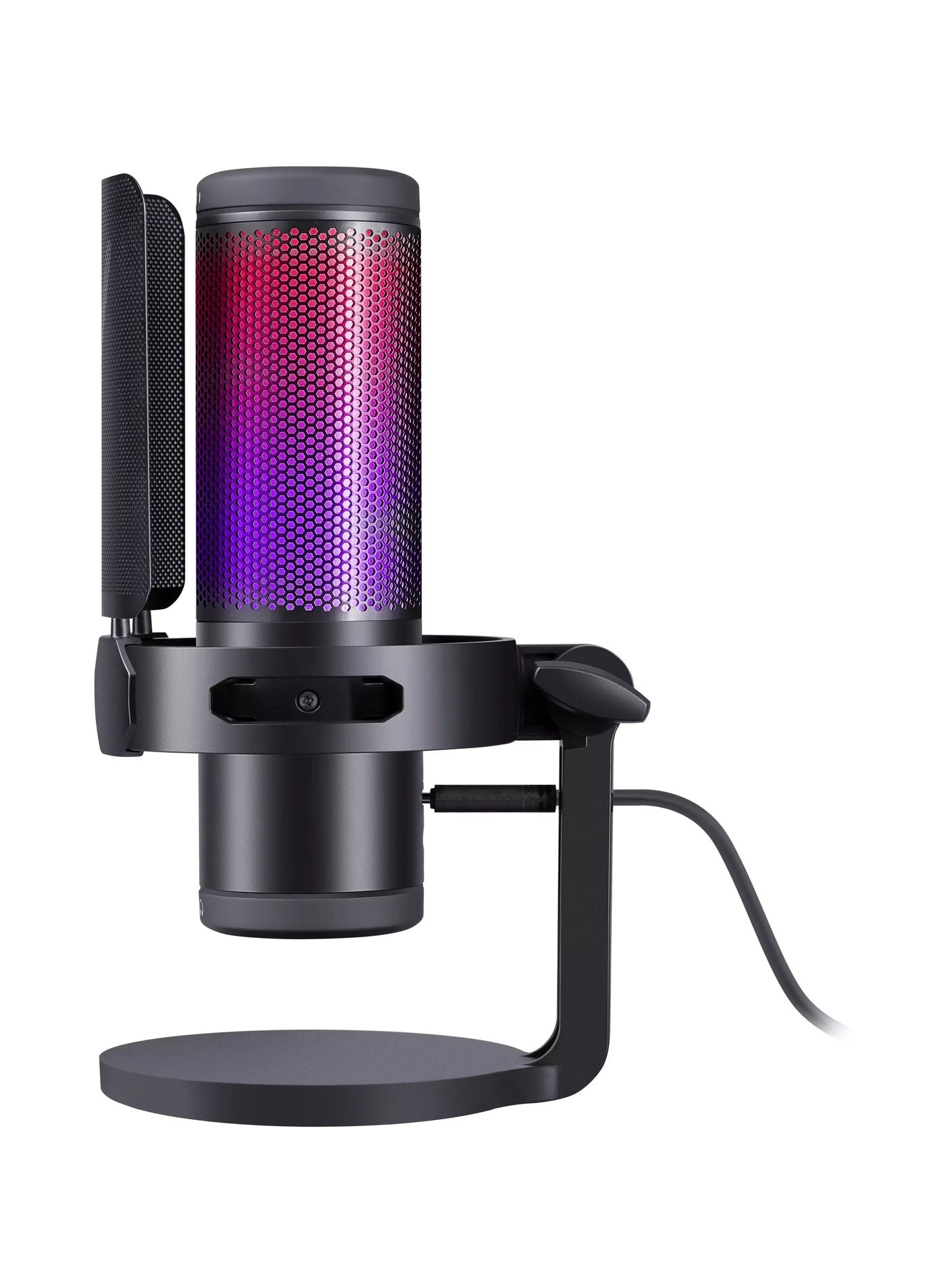 ميكروفون Redragon GM301 FENRIS Condenser USB أسود