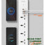 Power Strip with USB Charge Ports, SC5319, Universal Travel Adapter, 2M Extension Cord, Power Socket Plug Adapter