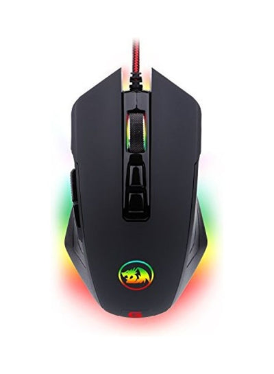 M715-RGB Gaming Mouse LED Backlit Wired MMO, Ergonomic High-Precision Programmable with 7 RGB Backlight Modes up to 1000