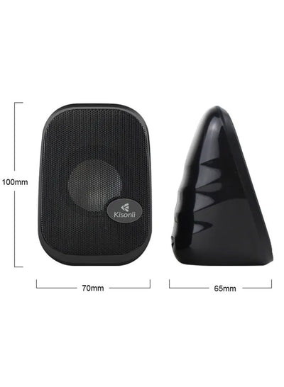 Kisonli KS-09 Computer Speakers 2 Inch Fashionable Audio Speakers for Desktop