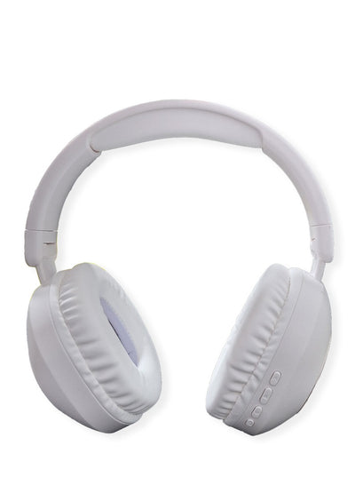 SODO Wireless Headphones with Active Canceling , External Built In Microphone Walk and Talk , it's Support SD Card useing Bluetooth 5.0 for connectivity and have a 40mm driver size with a frequency response of 20 Hz to 18kHz MODEL SD-1104 / white