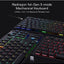 Redragon K621 Horus TKL Wireless RGB Mechanical Keyboard, 5.0 BT/2.4 Ghz/Wired Three Modes 80% Ultra Thin Low Profile Bl