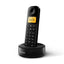 Cordless Phone D1601B - Non Slip Grip  (Black Color)