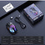 DM02 Tri-Mode RGB Gaming Mouse with 2.4GHz Wireless, Bluetooth & Wired Connectivity, Lightweight Honeycomb Shell Design,