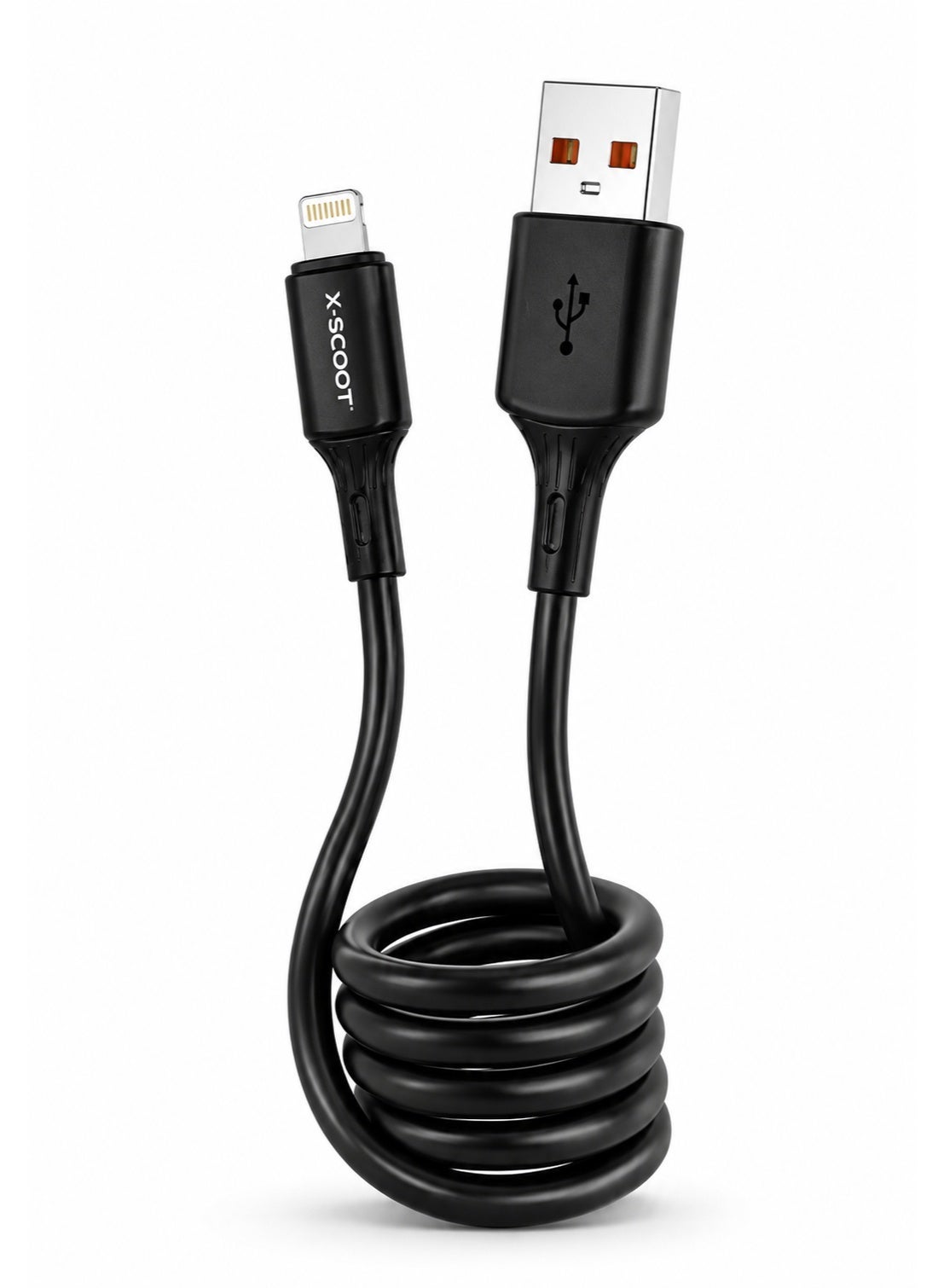 CL-162 60W USB to Lightning Silicone Fast Charging & Data Cable, 1M Soft Flexible Cord, High-Speed Sync, Fireproof Durab
