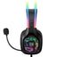 X22 RGB Gaming Headphones, Over-Ear Headset with Microphone, Noise Reduction, Volume Control, LED Light, Durable & Comfo