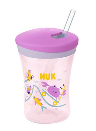 Sippy Action Cup for Baby Learning to drink in action from 12 months on when it becomes more active , high quality and robust materials , shape of the drinking cup makes it easy for small kids