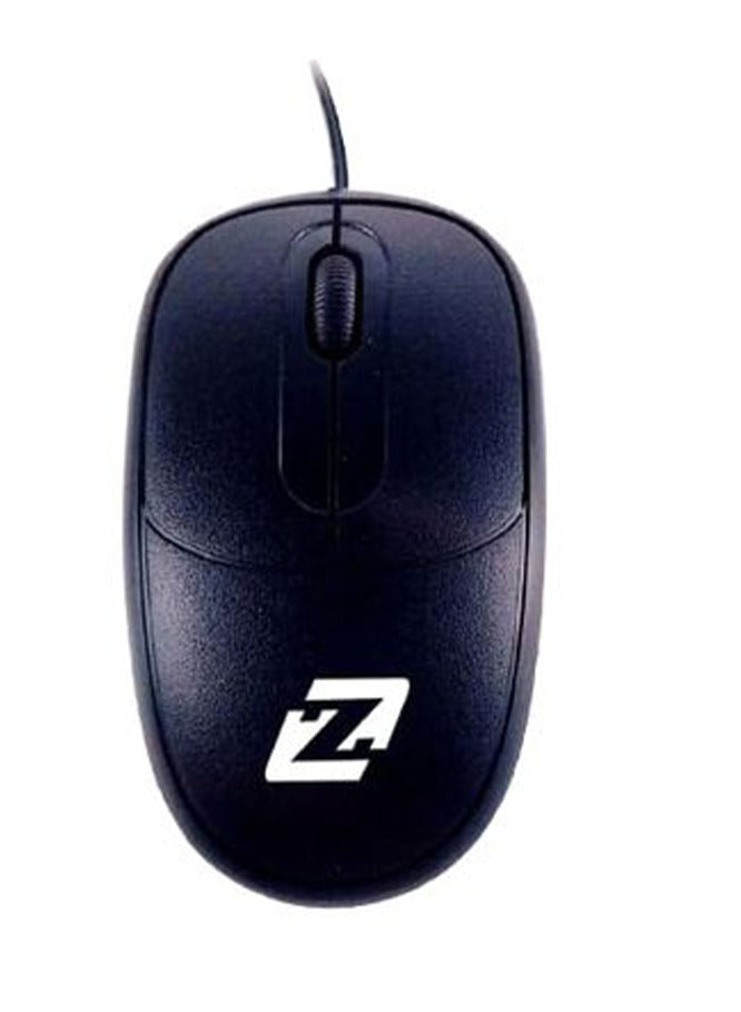 Zero Wired optical mouse connected via USB. It has a maximum sensitivity of 1600 dpi and has three buttons. The mouse is designed for portability and is compatible with both PCs and laptops. ZR-150