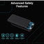 V28 5000mAh Portable Power Bank with USB-C Power Delivery, Dual USB Output, Fast Charging External Battery Pack, Compact