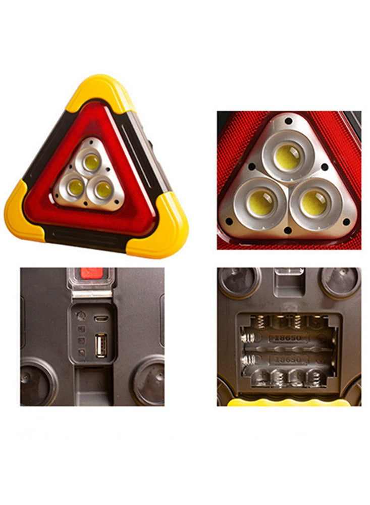 Hurry.Bolt Emergency Light HB-7708 multi-function flashlight with LED lights and emergency warning triangle lights