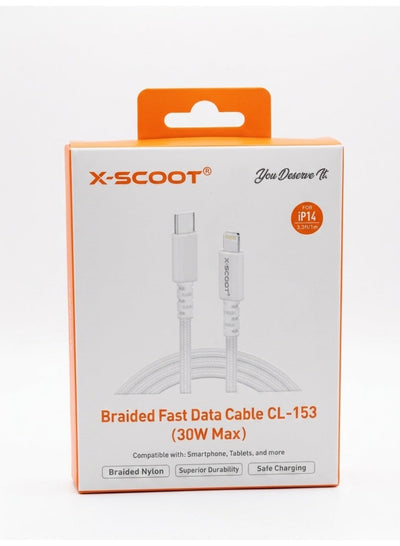 كابل شحن سريع X-SCOOT زاوية جانبية