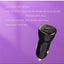 60W Dual Port Super Fast Car Charger with PD 30W USB-C and QC 30W USB-A Fast Charging, USB-C to USB-C Cable Included, Hi