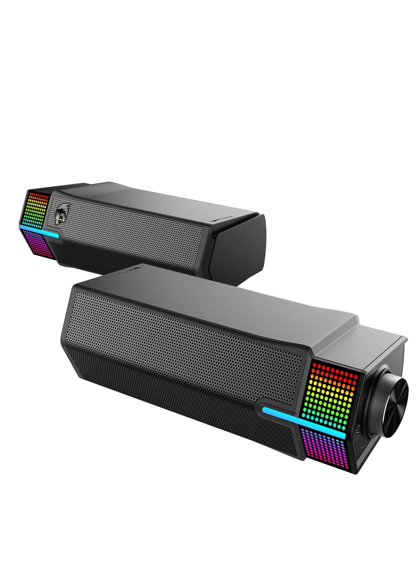 سماعات للكمبيوتر Redragon GS511 ساوند بار بلوتوث بإضاءة RGB أسود