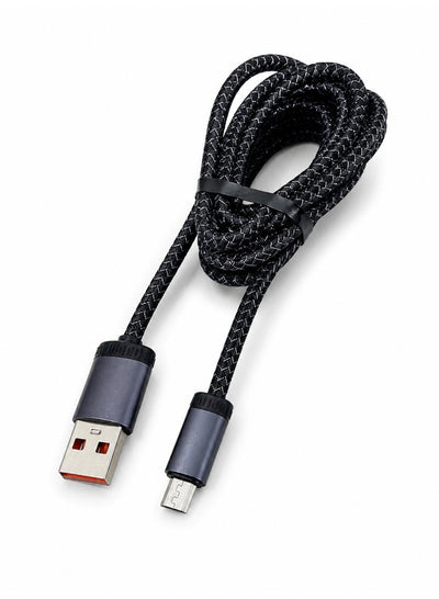 كابل شحن I-conx i91m قوة 35W طول 1m منفذ Micro USB خامة TPE أسود