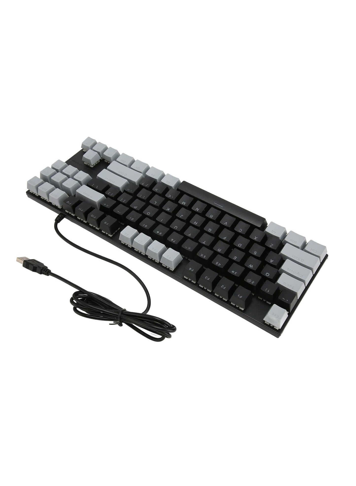 Forev FV-Q301 Rainbow TKL Mechanical Gaming Keyboard – Blue Switch – 87 keys – Black