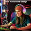 X25 Professional Gaming Headset USB+3.5 RGB Light 3D Stereo Noise Cancellation Multi Platform Compatibility With Microph