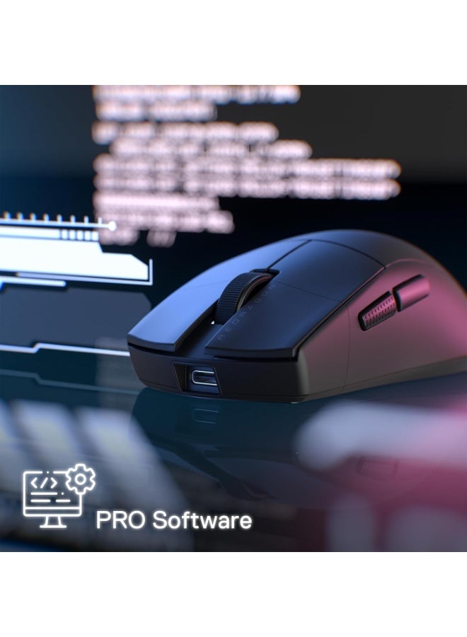 ماوس جيمنج Redragon M916 PRO 4K K1NG Wireless خفيف جداً أسود