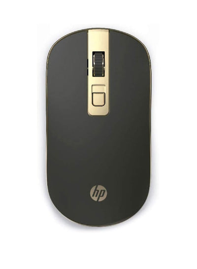 Wireless Computer Mouse S4000 ,1600DPI Black - GOLD