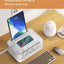 SN5310W 15W Wireless Charging Power Strip with 2M Extension Cord, 2500W Surge Protector, USB-C PD 20W, QC 3.0 Fast Charg