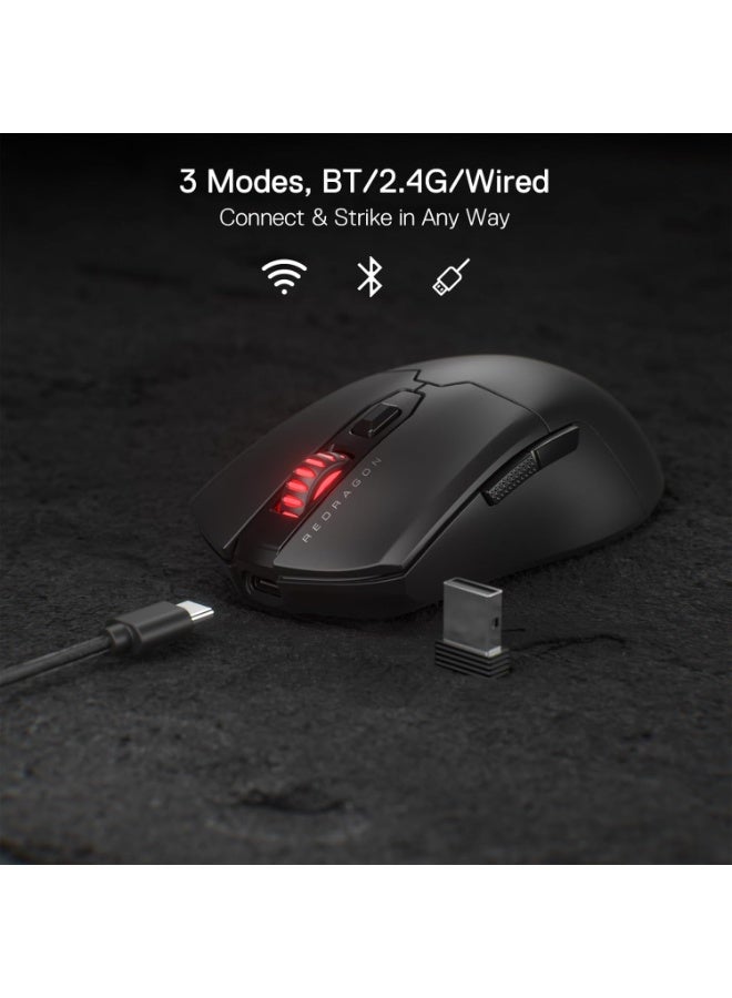 تفاصيل أزرار وعجلة التمرير في Redragon M995